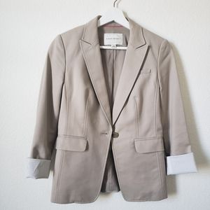 Banana Republic tan beige women's blazer size 0